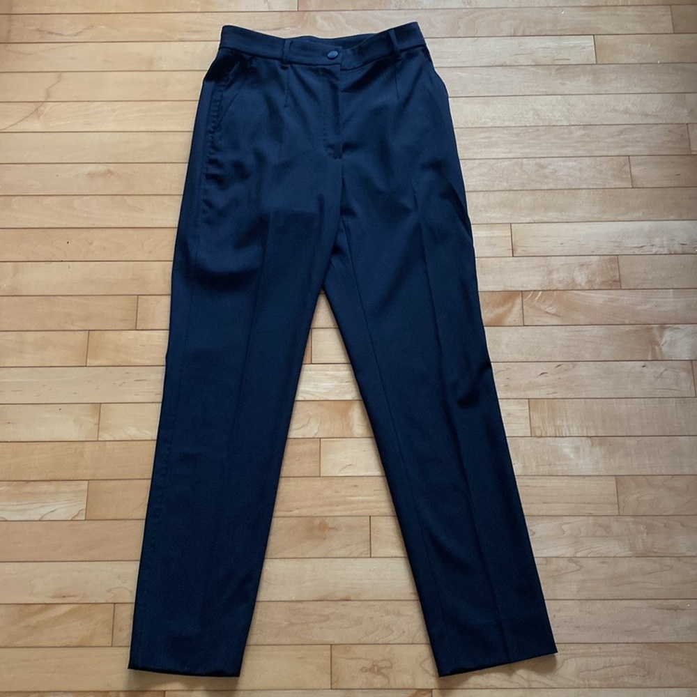 Dolce & Gabbana Classic wardrobe essential Black Wool Pants Size 26
